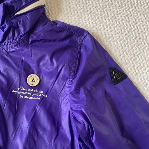 Gaastra jacket sailing raincoat sz small zip front hoodie women's - Picture 7 of 14